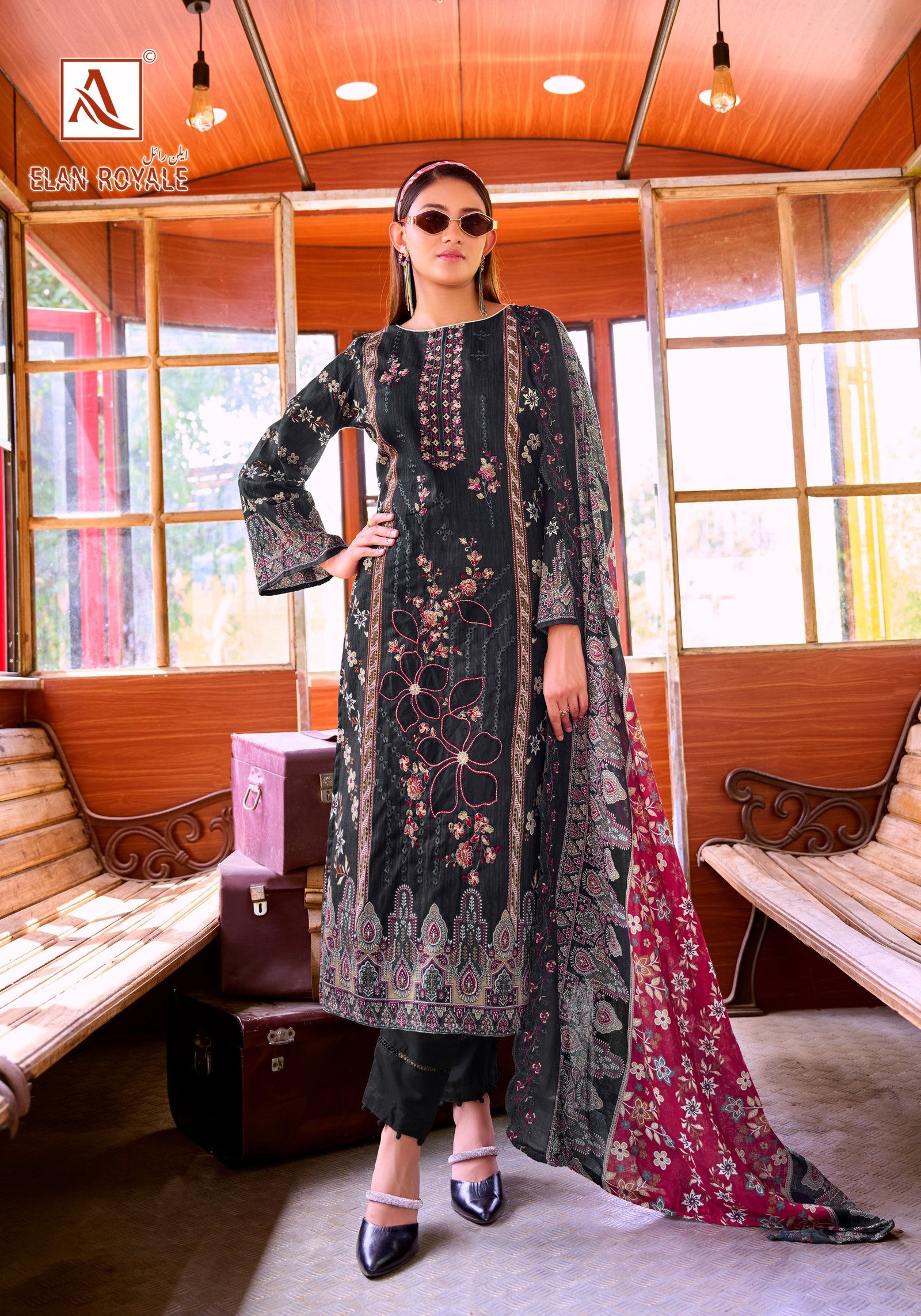 ELAN ROYALE ALOK (Cotton Dupatta) - Image 3