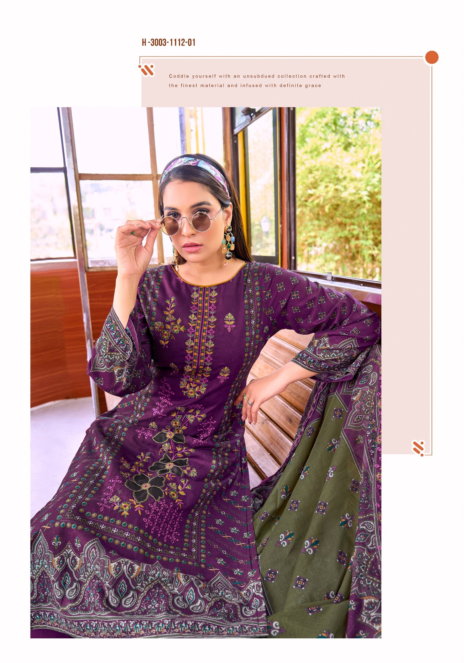 ELAN ROYALE ALOK (Cotton Dupatta) - Image 4