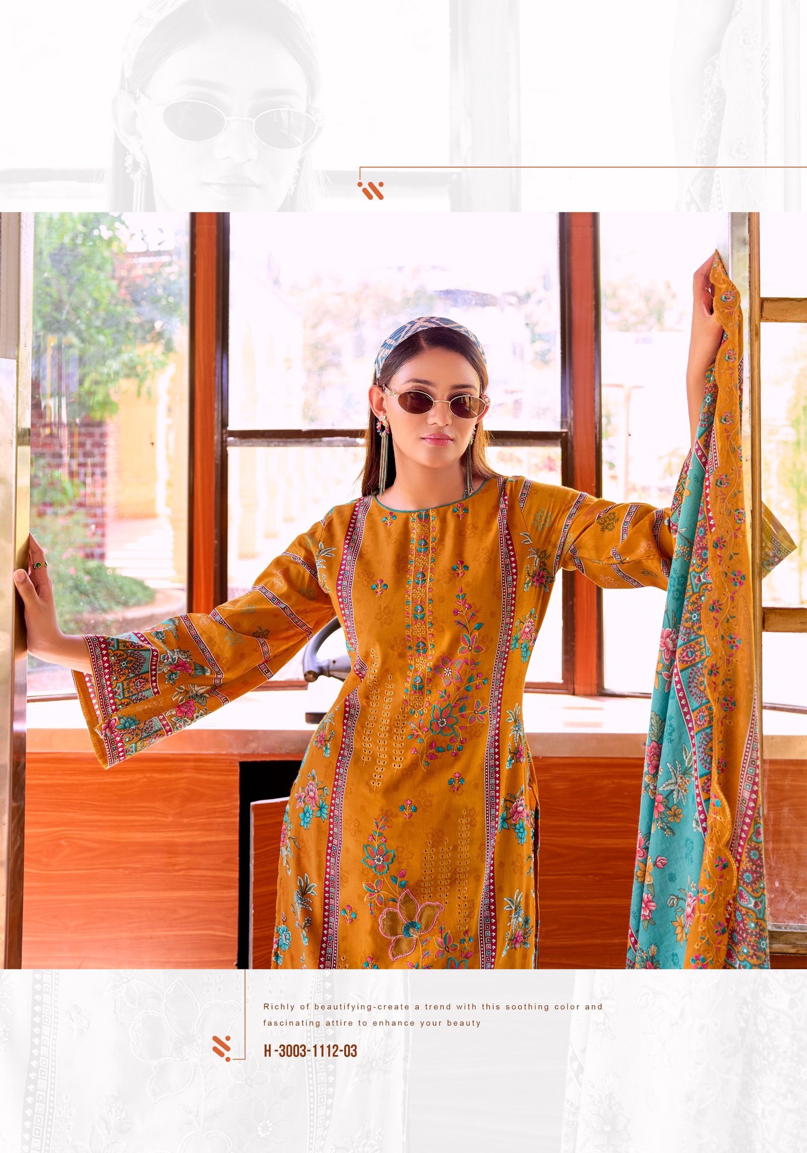 ELAN ROYALE ALOK (Cotton Dupatta) - Image 6