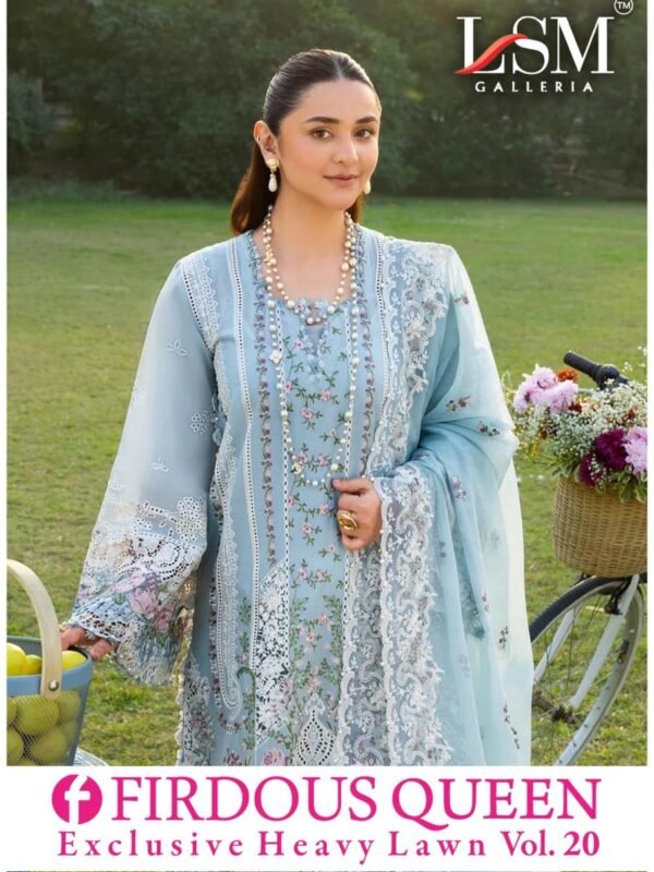 FIRDOUS QUEEN EXCLUSIVE HEAVY LAWN COLLECTION VOL 20 LSM