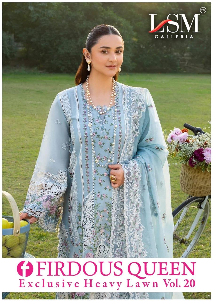 FIRDOUS QUEEN EXCLUSIVE HEAVY LAWN COLLECTION VOL 20 LSM