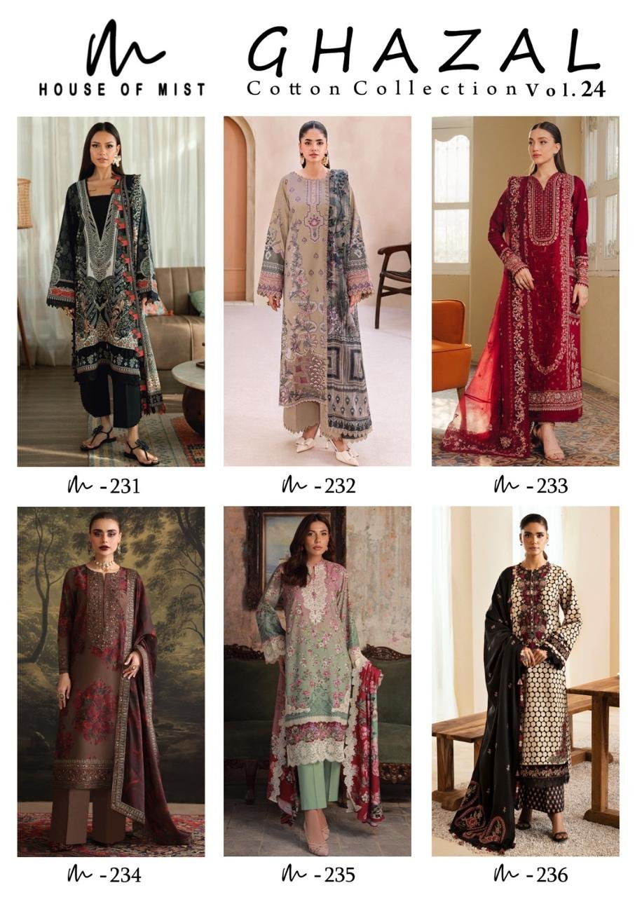 GHAZAL COTTON COLLECTION VOL 24 (cotton Dupatta) - Image 8