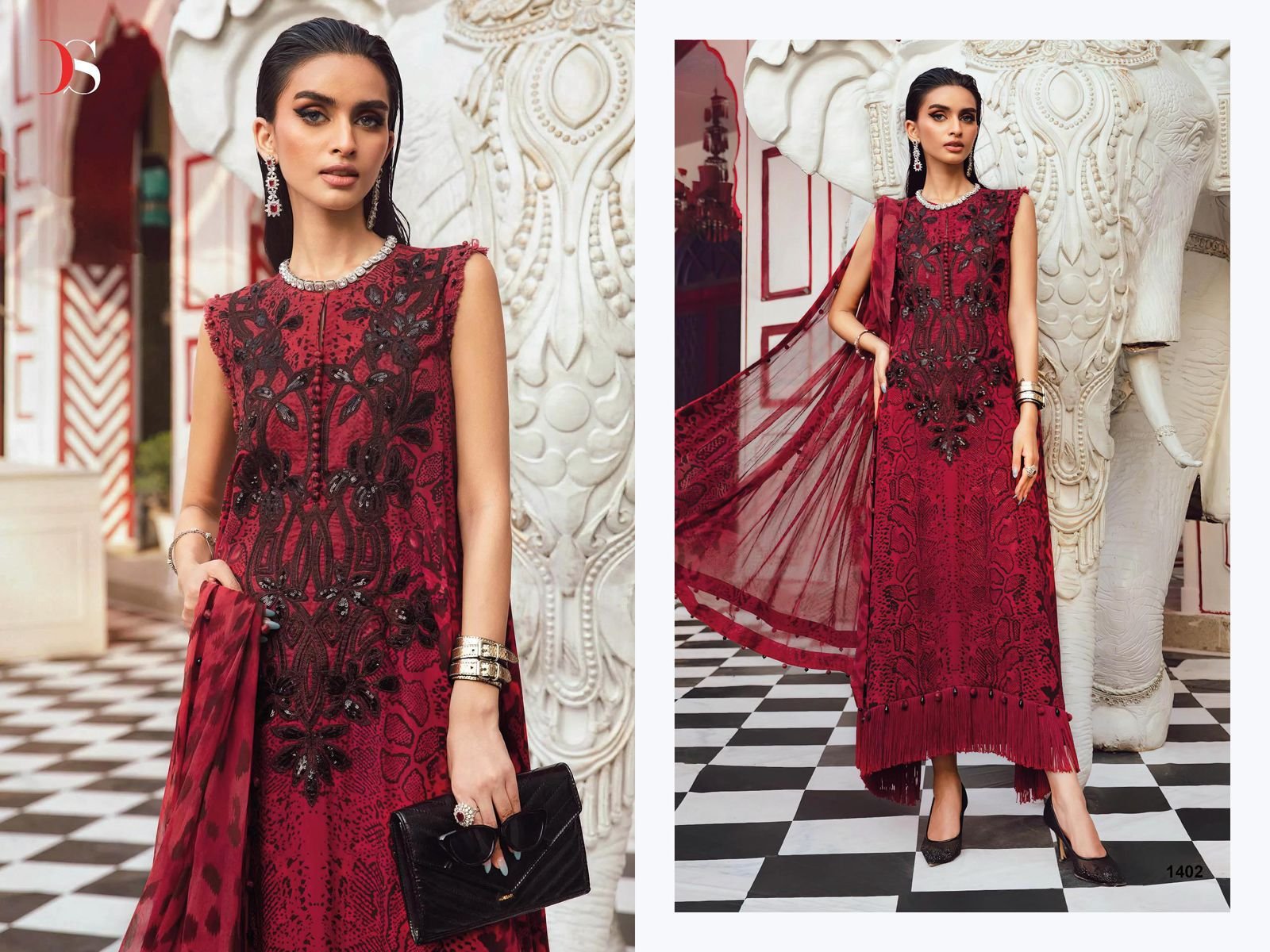 MARIA B MPRINT 25-4 HIT DESIGN BY DEEPSY SUITS 1401
