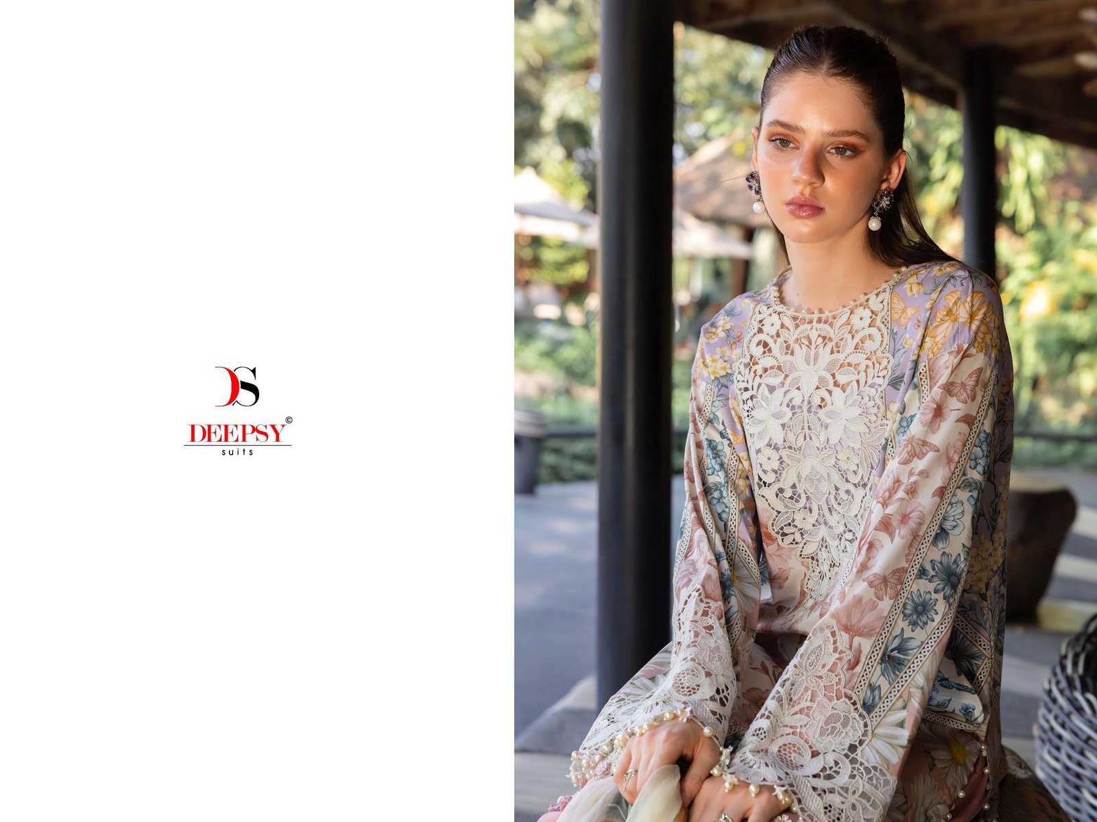 MARIA B MPRINT 6 DEEPSY SUITS(Chiffon Dupatta) - Image 5