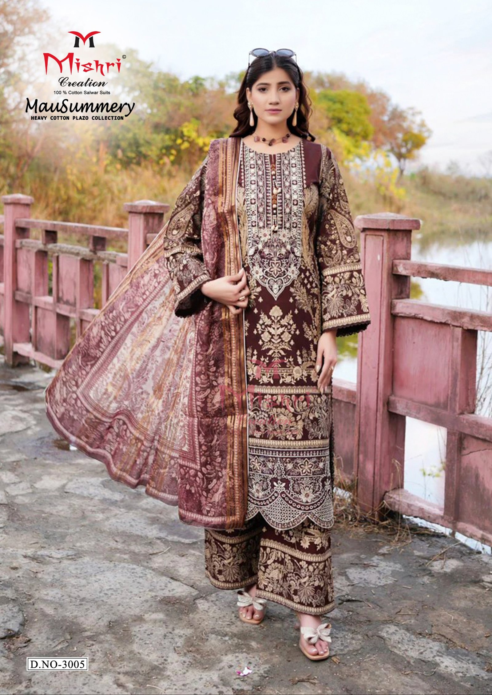 MAUSUMMERY 3 MISHRI (Cotton Dupatta) - Image 11