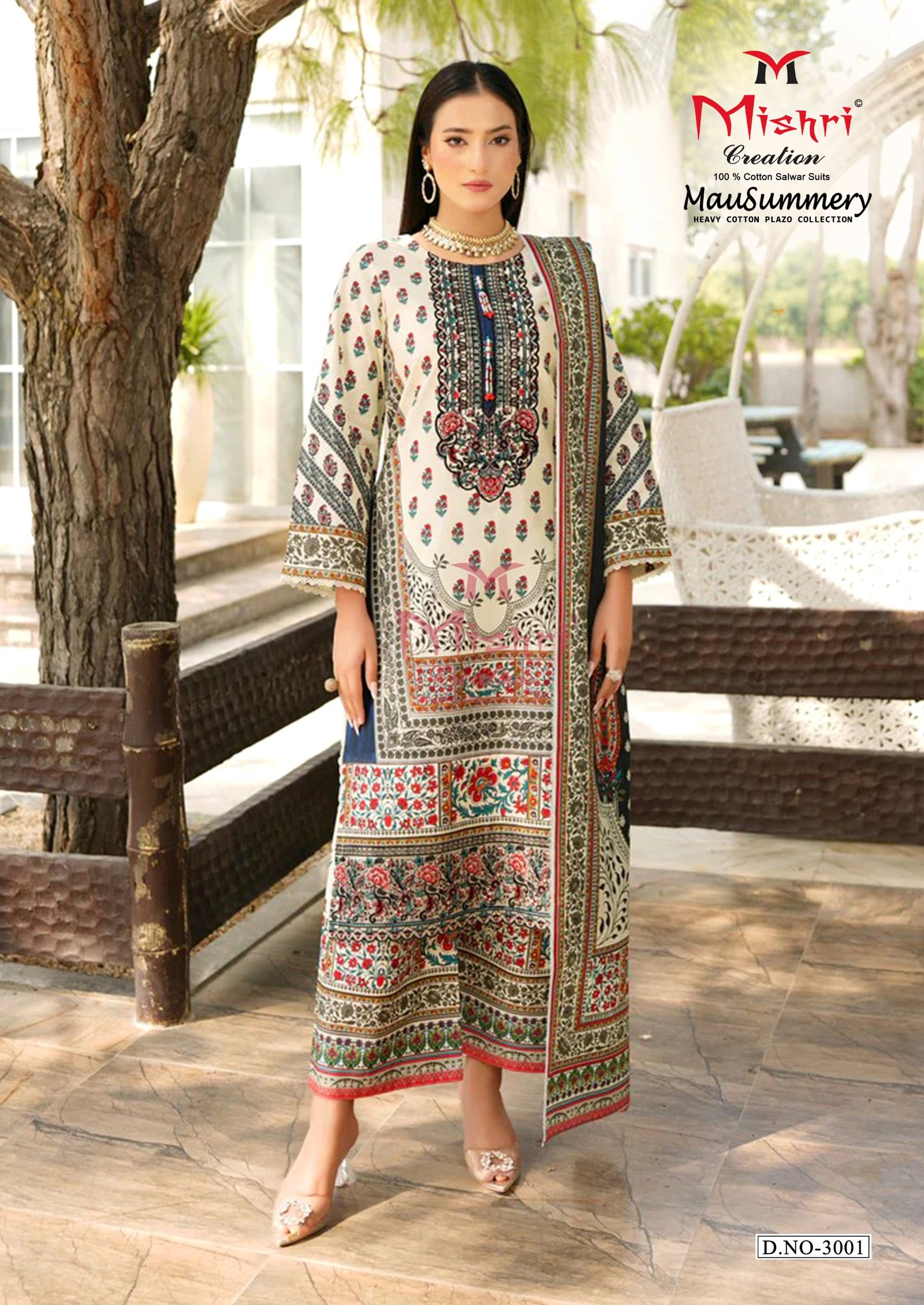 MAUSUMMERY 3 MISHRI (Cotton Dupatta) - Image 4