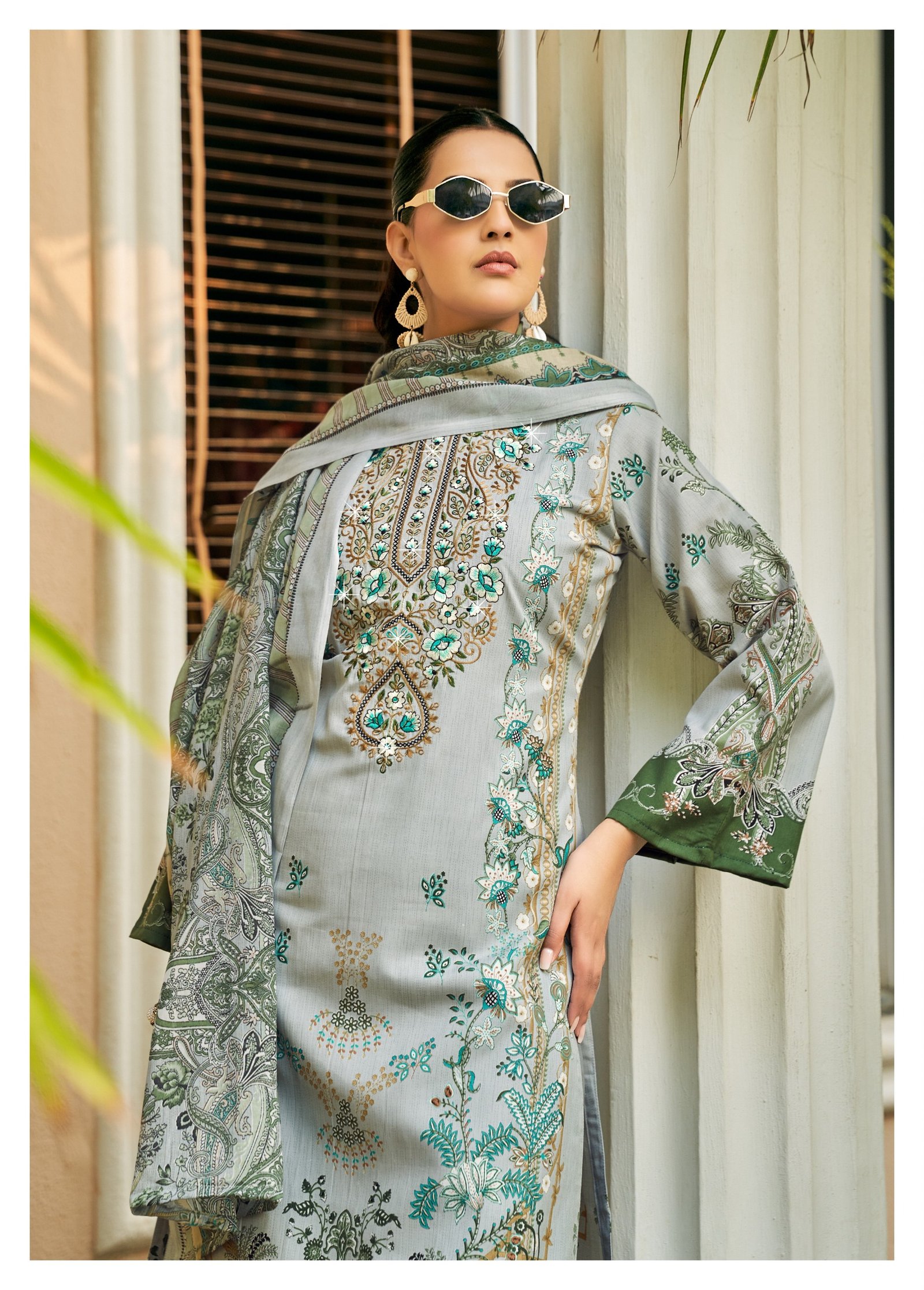 NARGIS VIJAY LAXMI (Cotton Dupatta) - Image 12