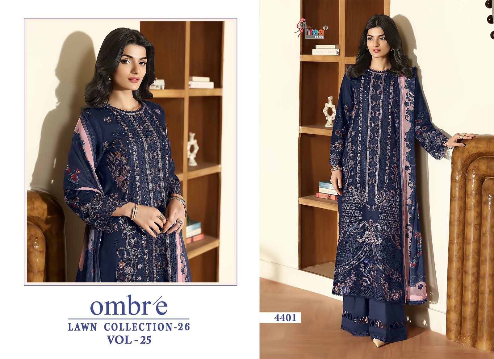 OMBRE LAWN COLLECTION VOL 25 SHREE