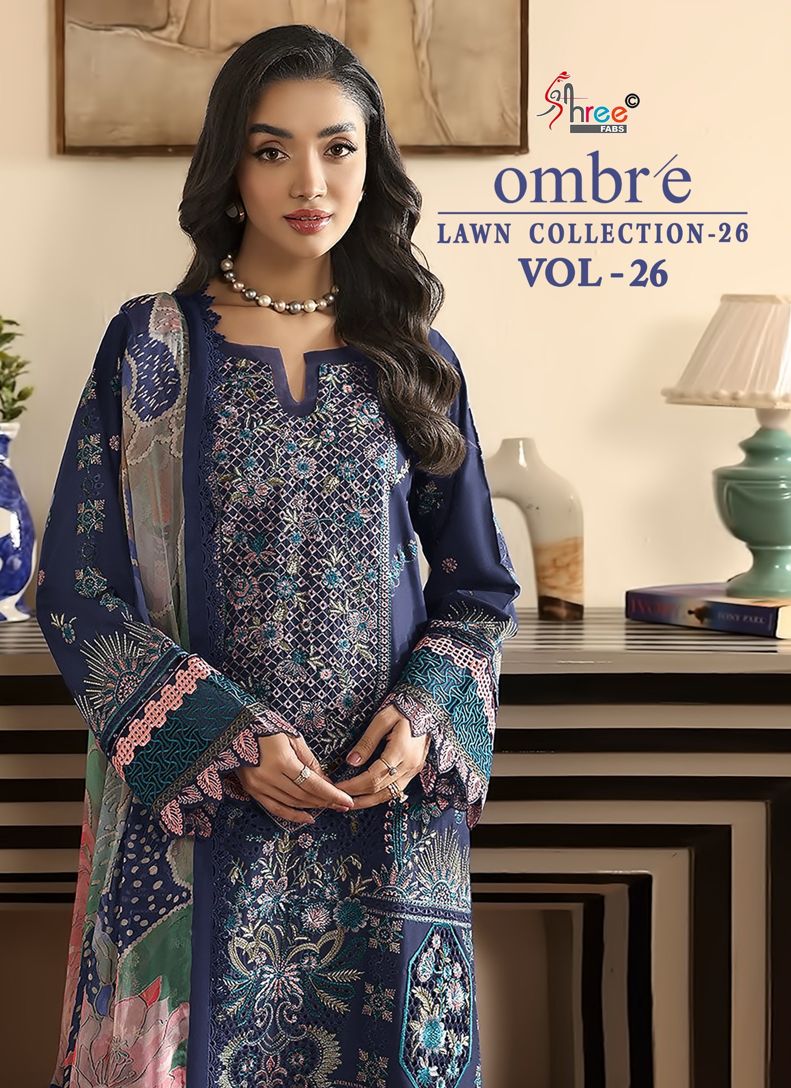 OMBRE LAWN COLLECTION VOL 26 SHREE