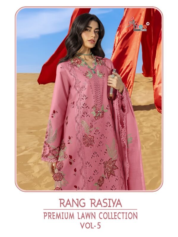 RANG RASIYA PREMIUM LAWN COLLECTION VOL 5 SHREE