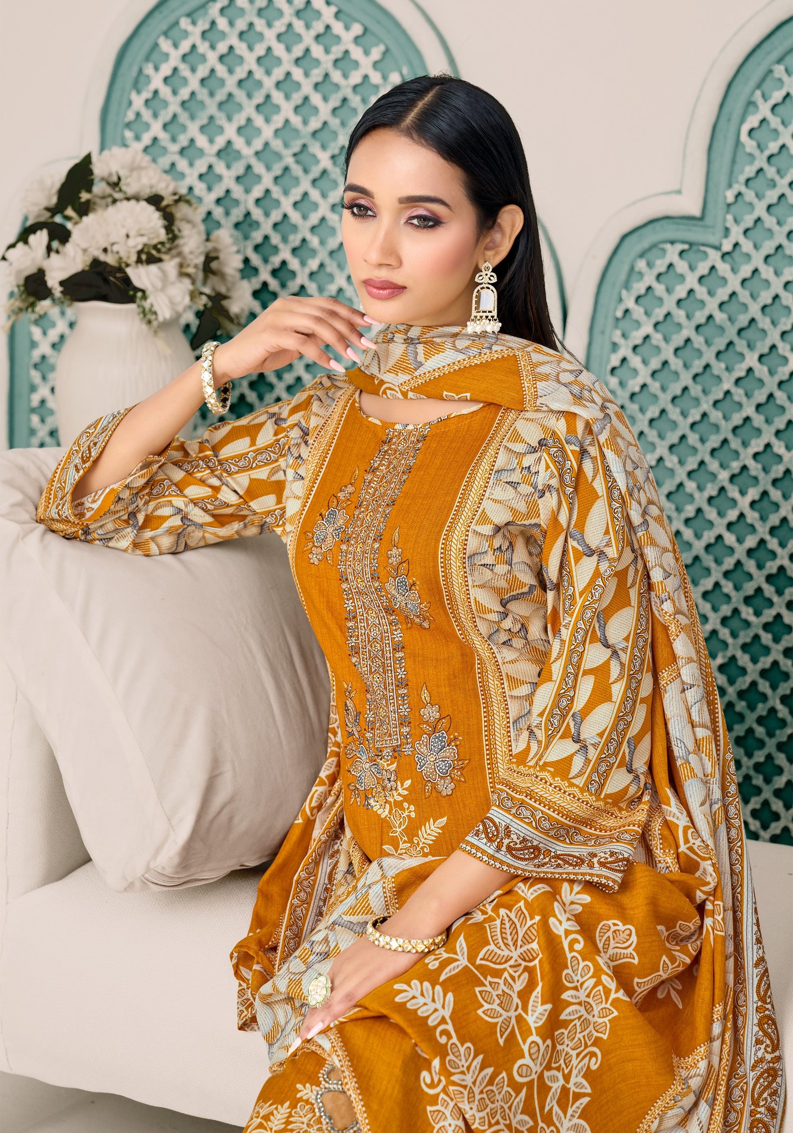 RIHAANA 17 ALOK (Cotton Dupatta) - Image 10