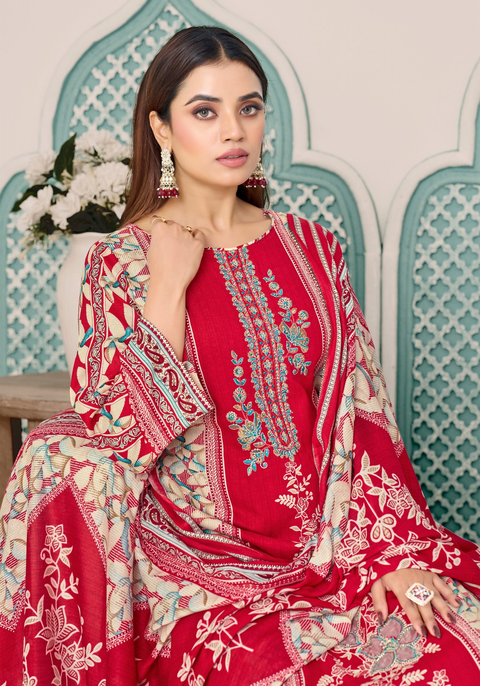 RIHAANA 17 ALOK (Cotton Dupatta) - Image 11