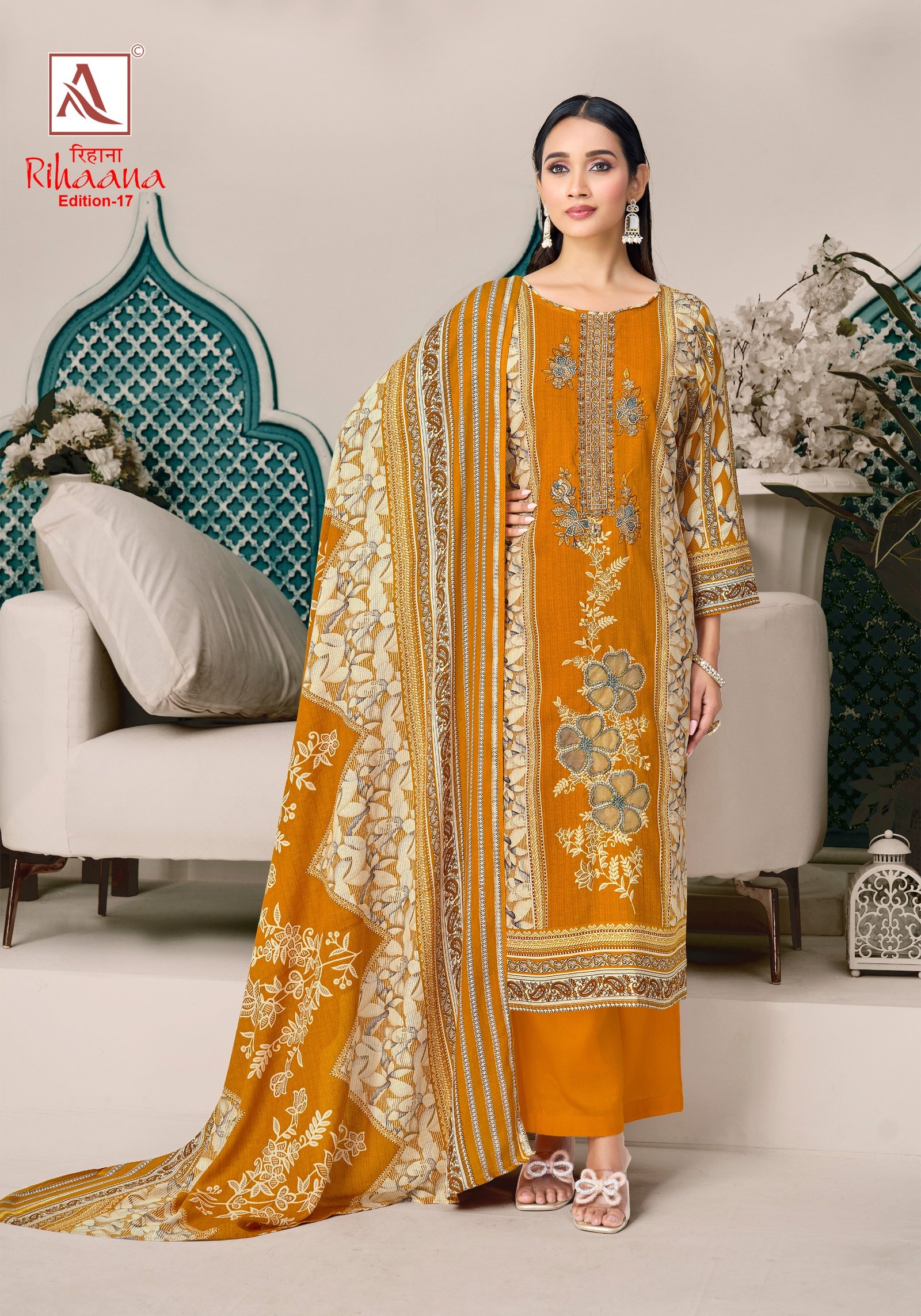 RIHAANA 17 ALOK (Cotton Dupatta) - Image 6