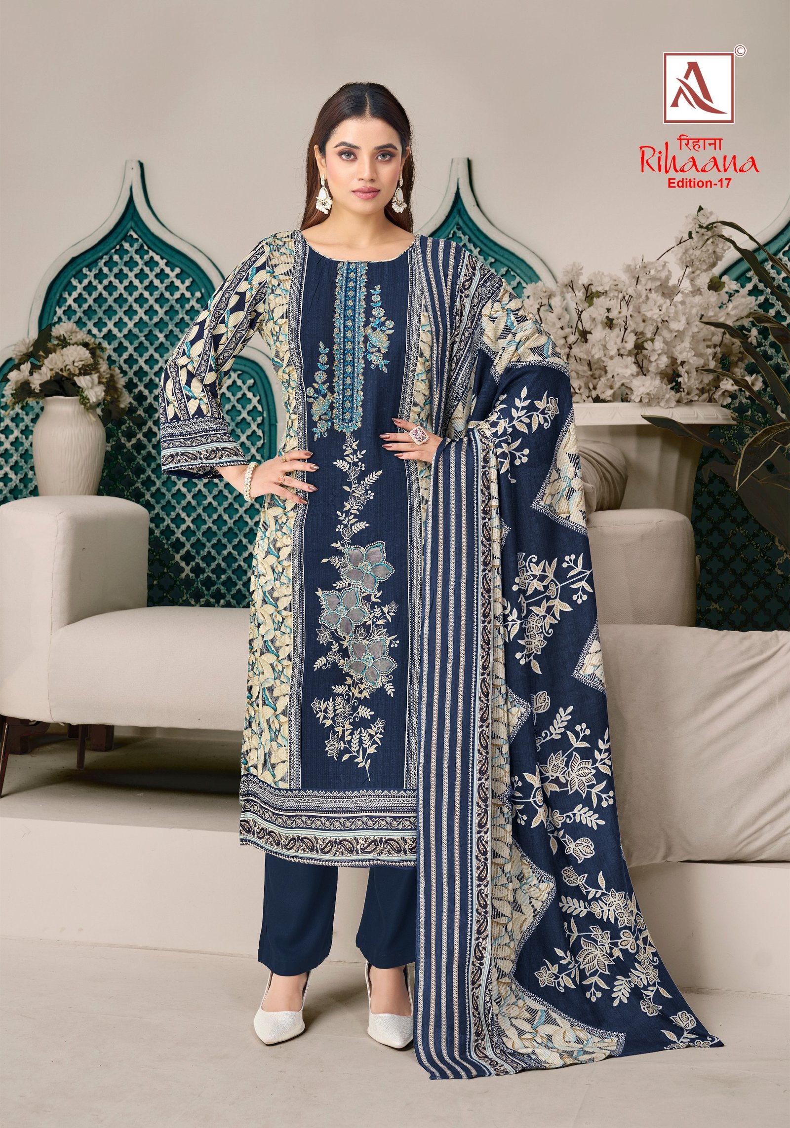 RIHAANA 17 ALOK (Cotton Dupatta) - Image 7