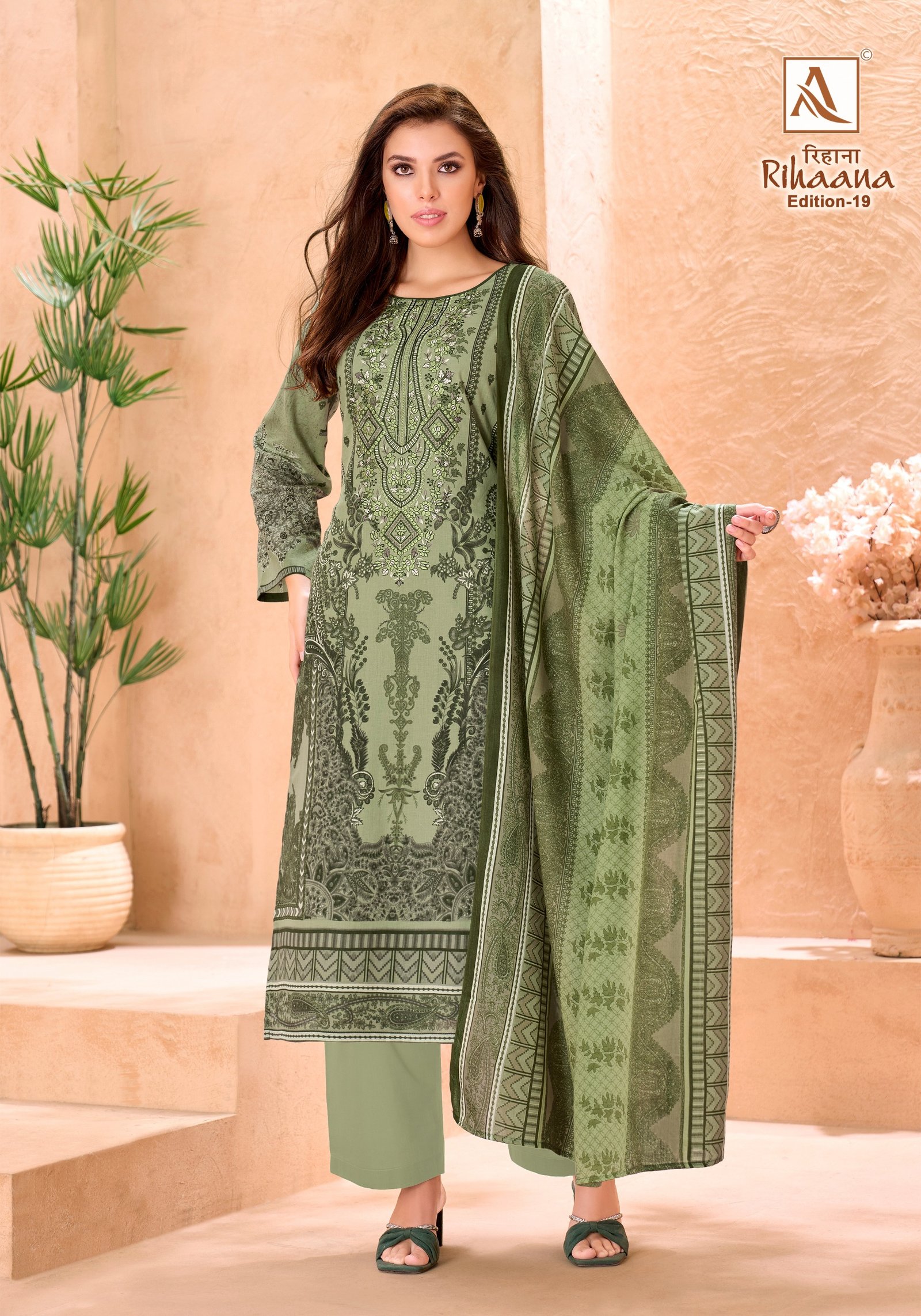 RIHAANA 19 ALOK (Cotton Dupatta) - Image 10