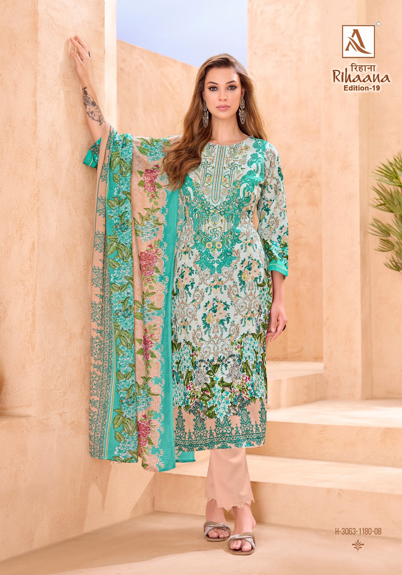 RIHAANA 19 ALOK (Cotton Dupatta) - Image 8