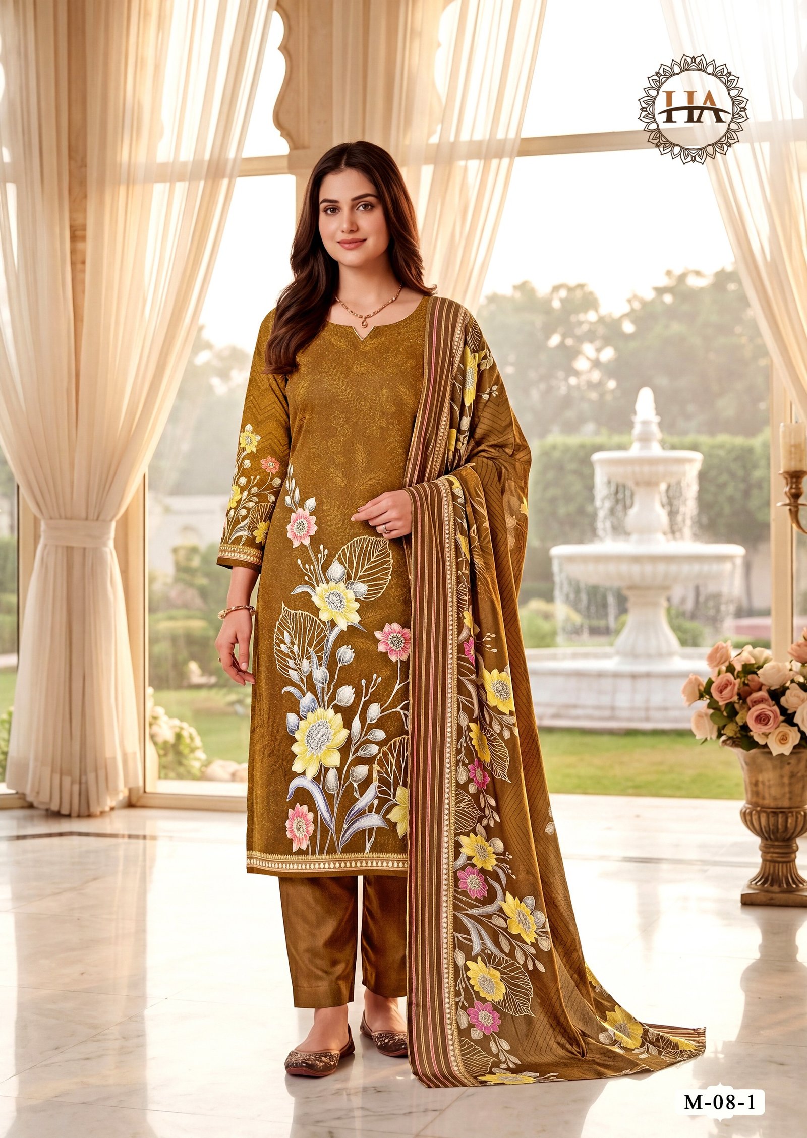 ROSEY 6 HARSHIT ALOK (Cotton Dupatta) - Image 3