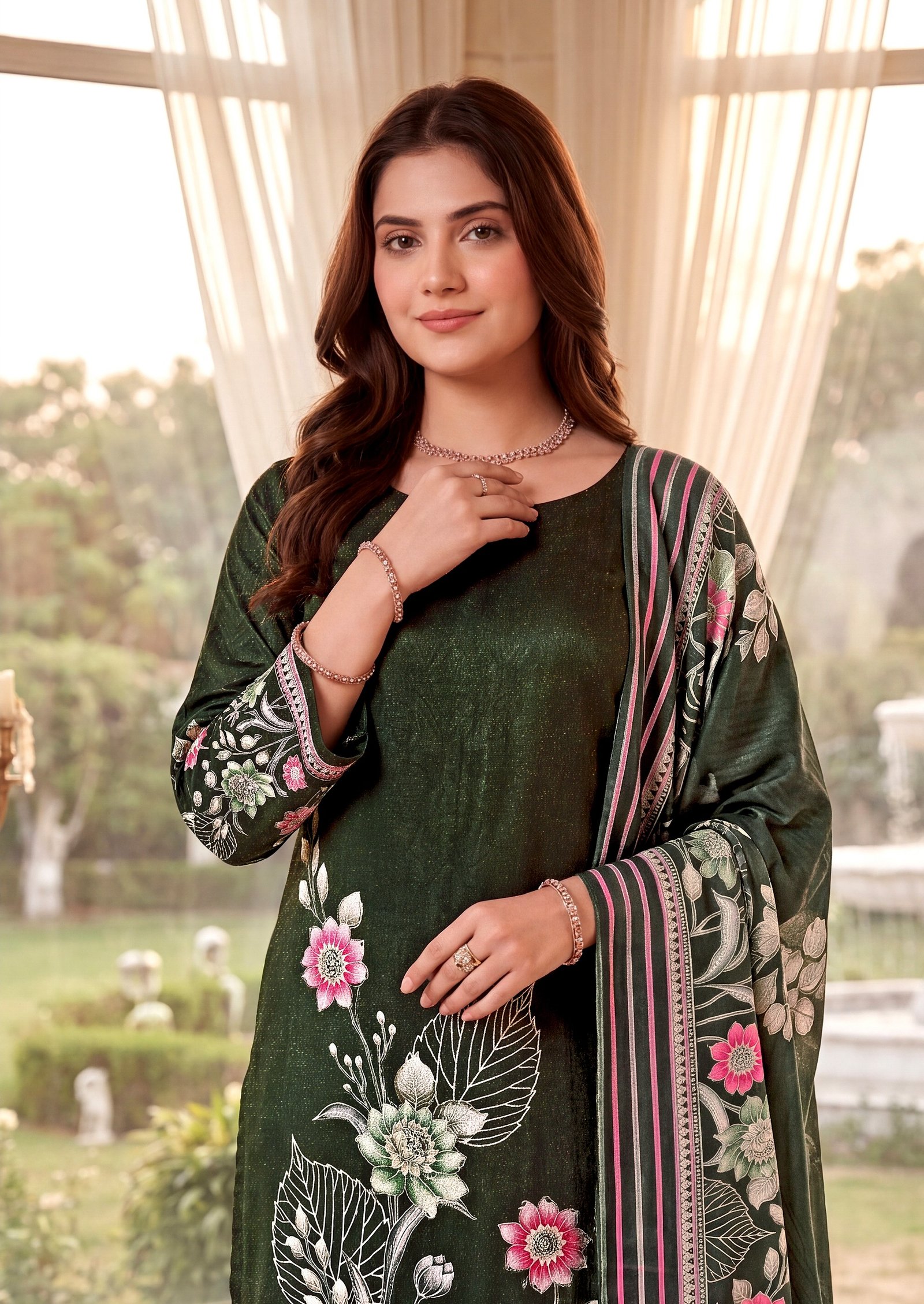 ROSEY 6 HARSHIT ALOK (Cotton Dupatta) - Image 8