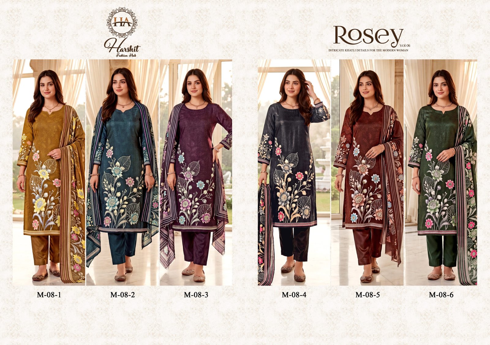ROSEY 6 HARSHIT ALOK (Cotton Dupatta) - Image 9