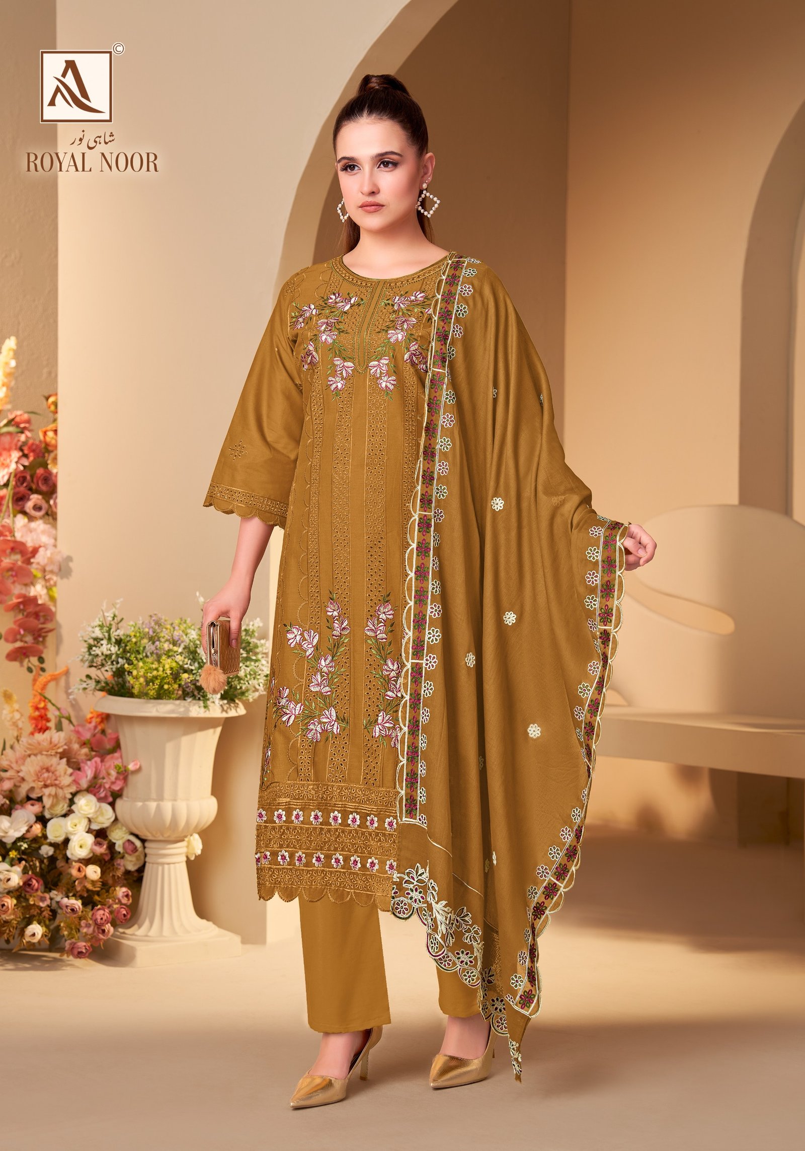 ROYAL NOOR ALOK (Cotton Dupatta) - Image 16