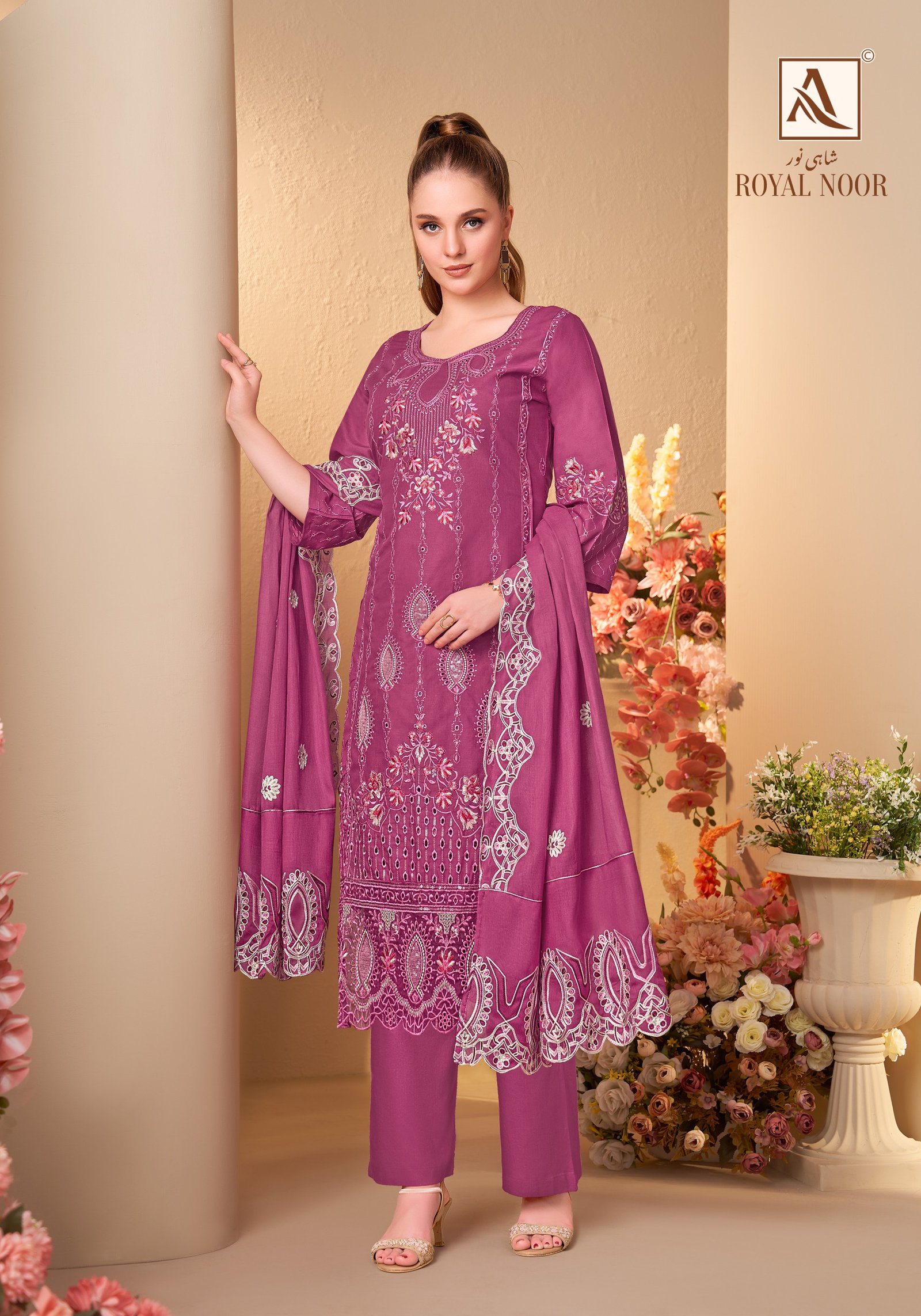 ROYAL NOOR ALOK (Cotton Dupatta) - Image 6