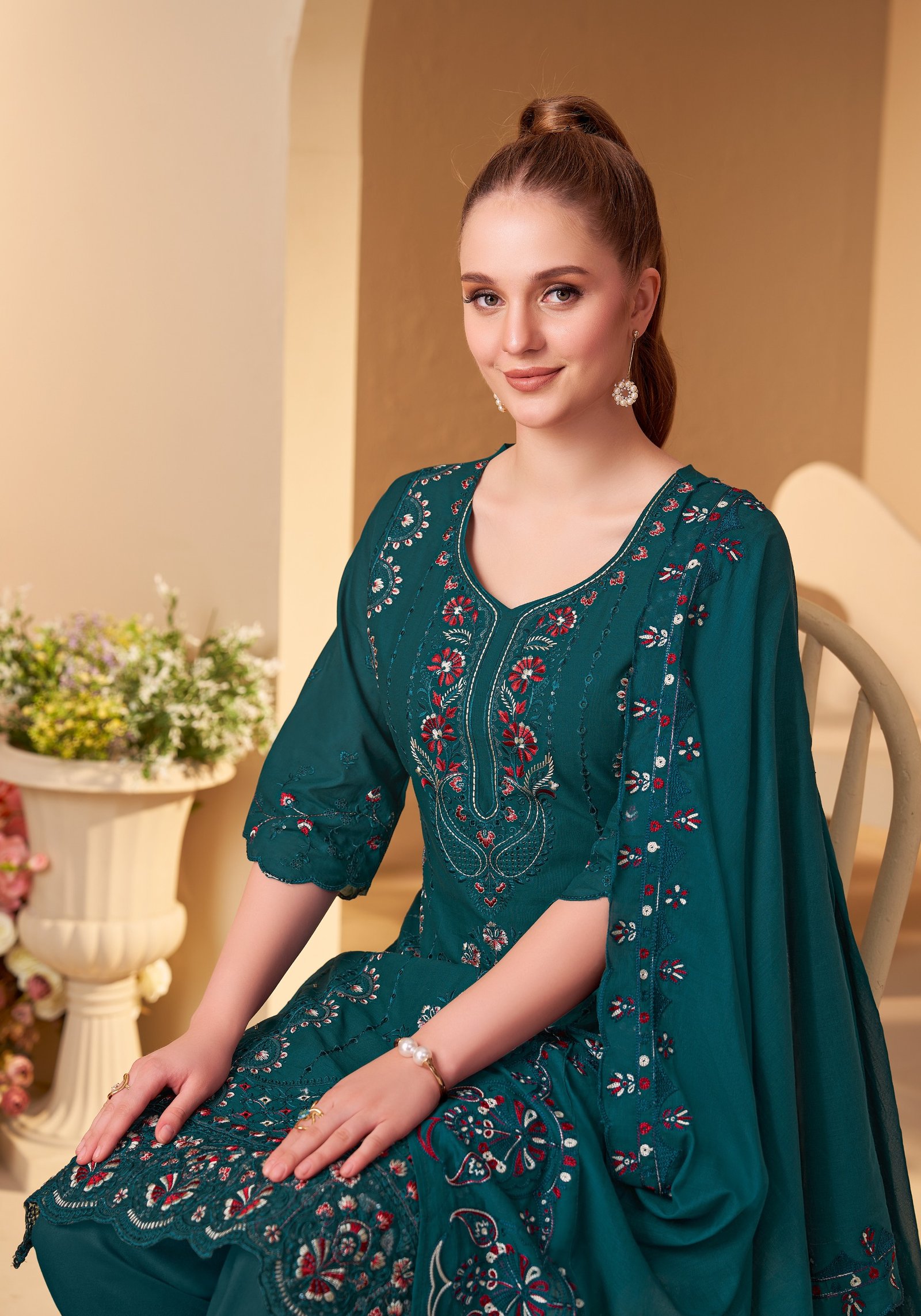 ROYAL NOOR ALOK (Cotton Dupatta) - Image 8