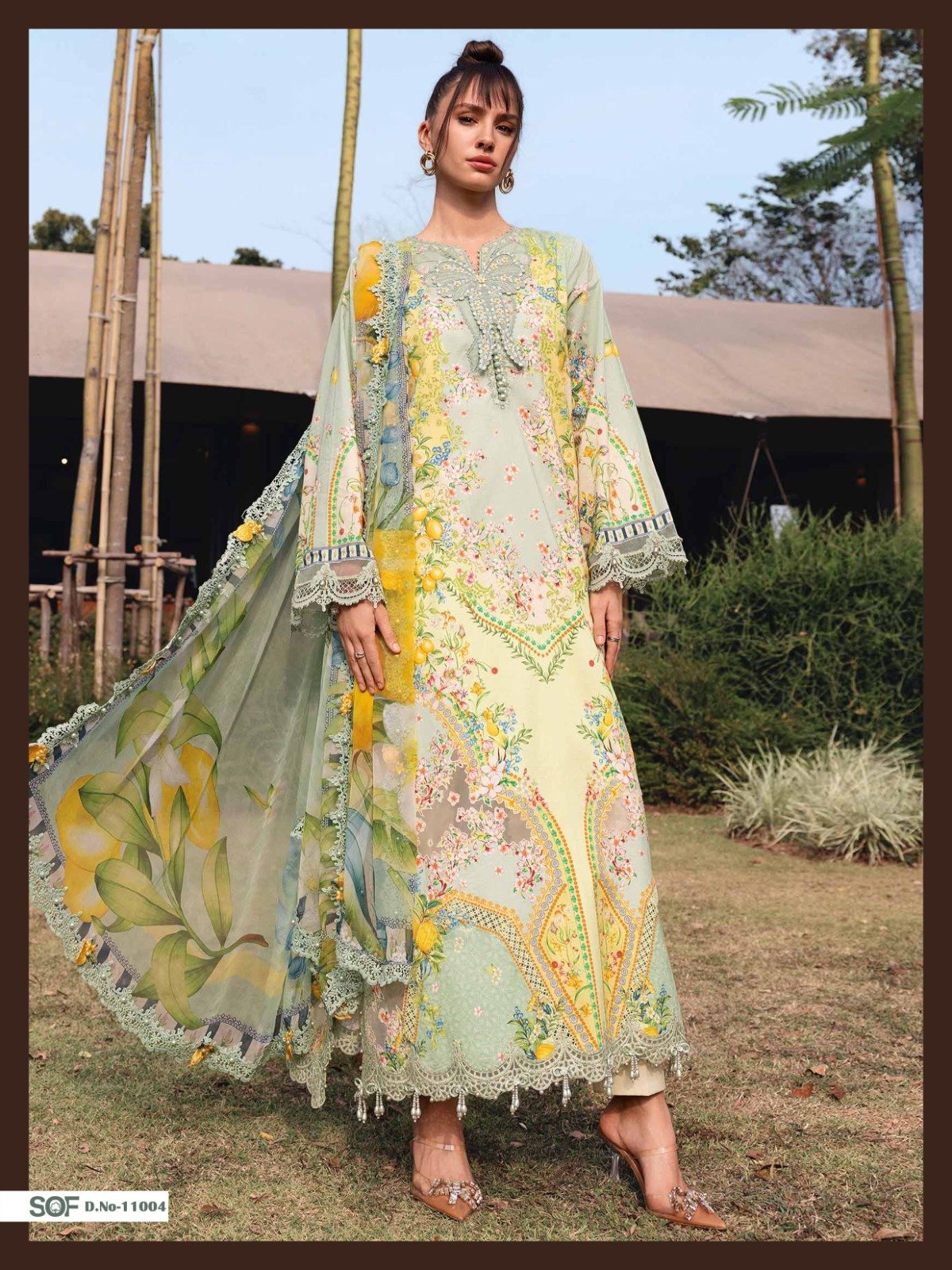 SAIRA RIZWAN VOL 11 (cotton Dupatta) - Image 14