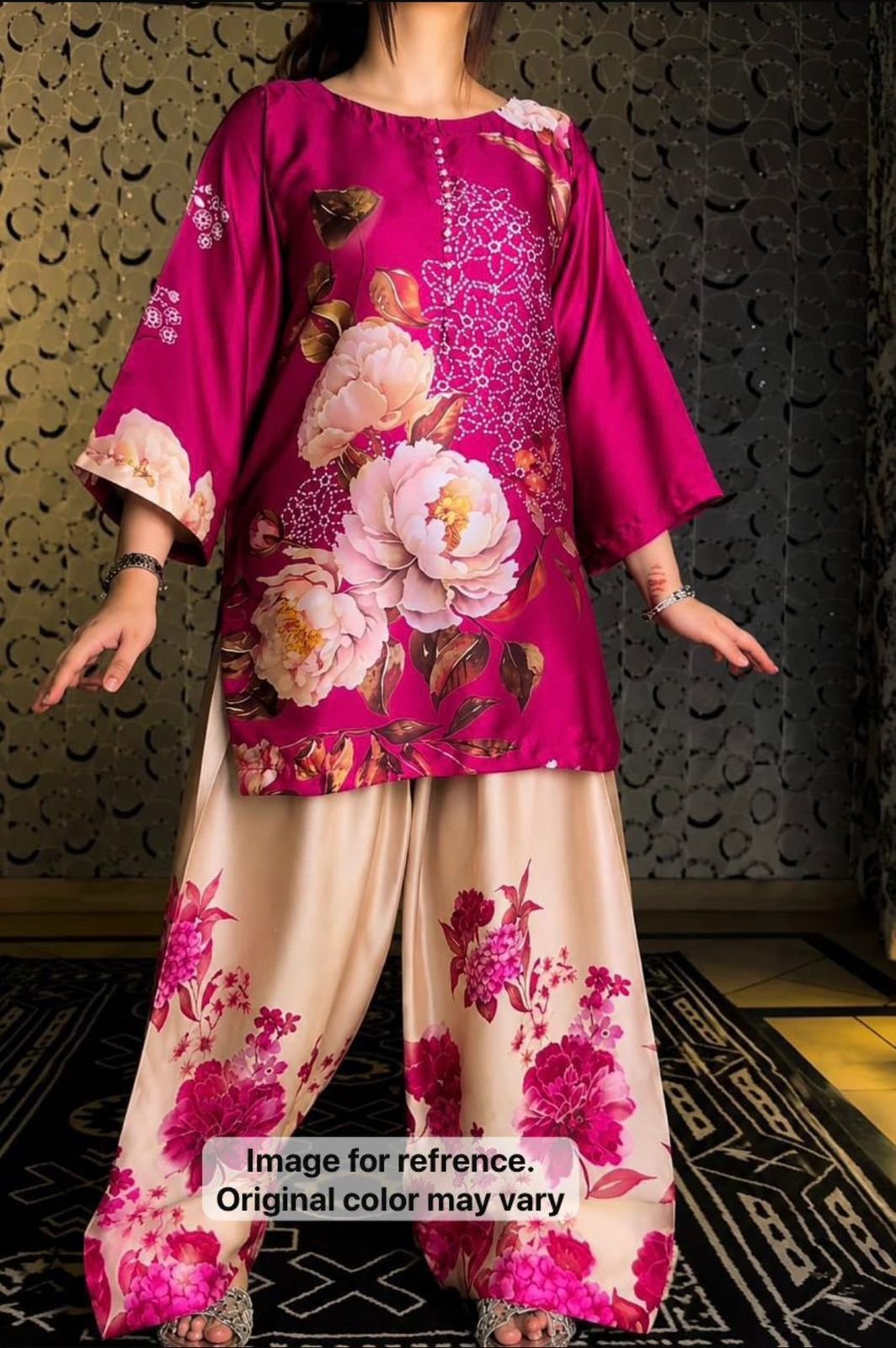 SATIN CRAPE FARSHI SUITS - Image 12