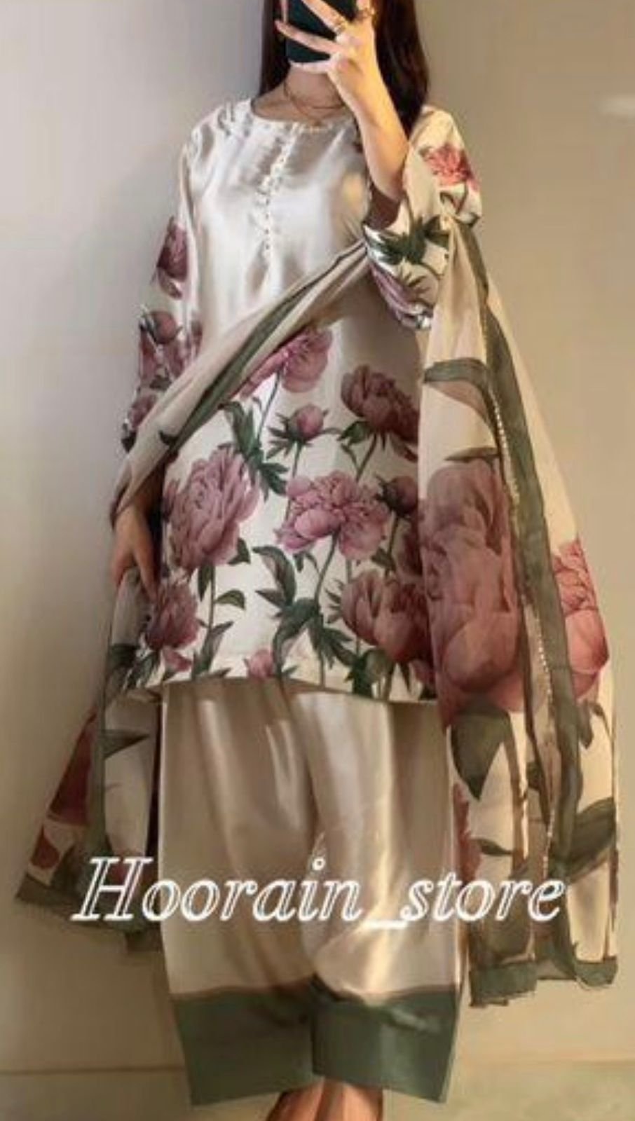 SATIN CRAPE FARSHI SUITS - Image 7