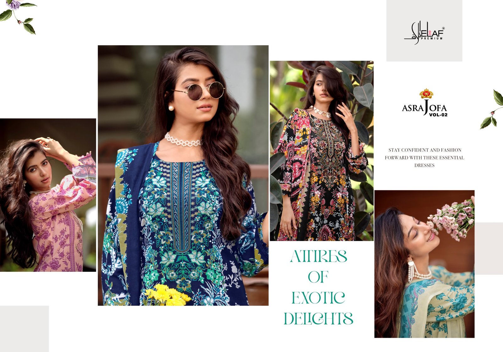 ASRAJOFA VOL 2 ELAF (Cotton Dupatta) - Image 23