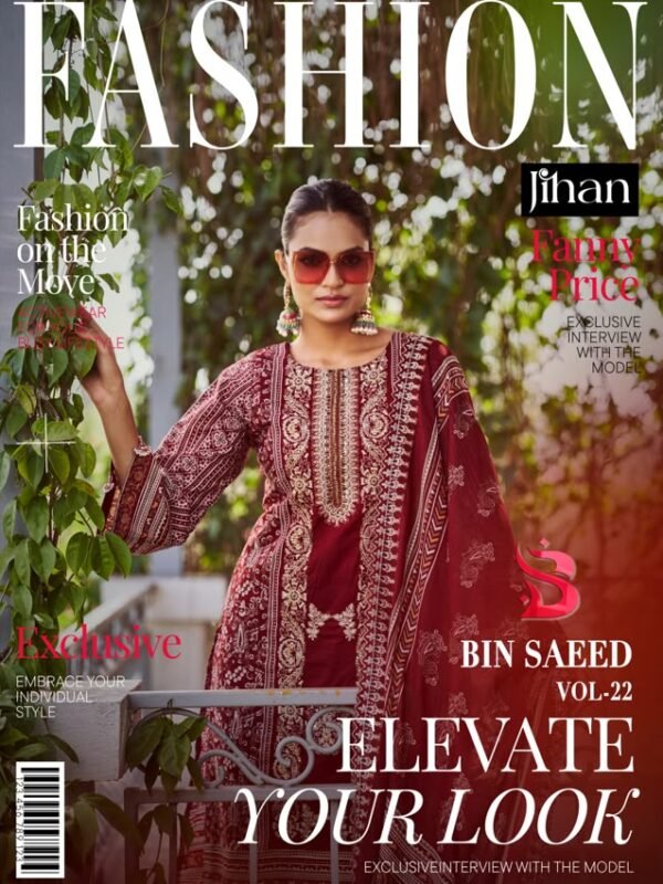 BIN SAEED LAWN COLLECTION VOL 22 JIHAN