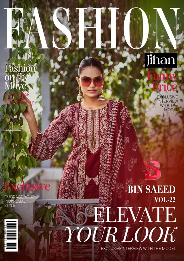 BIN SAEED LAWN COLLECTION VOL 22 JIHAN