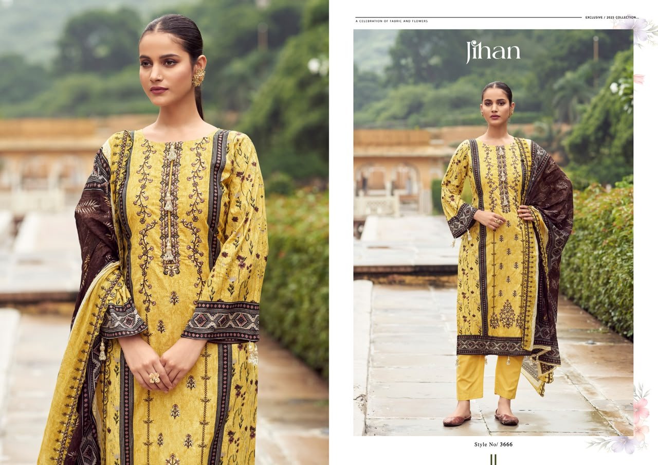 BIN SAEED LAWN COLLECTION VOL 23 JIHAN