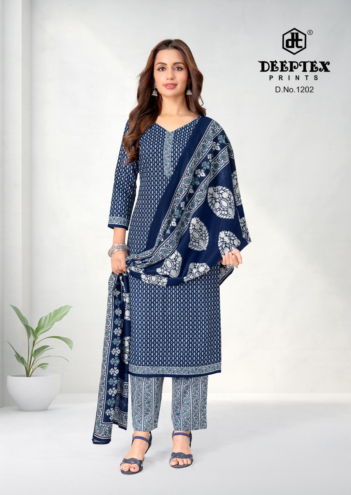 DEEPTEX AALIZA VOL 12 (Cotton Dupatta) - Image 3