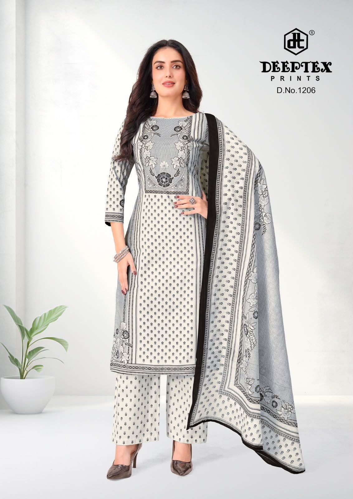 DEEPTEX AALIZA VOL 12 (Cotton Dupatta) - Image 7