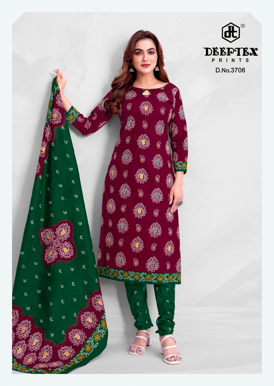 DEEPTEX CLASSIC CHUNARI VOL 37 (Cotton Dupatta) - Image 11