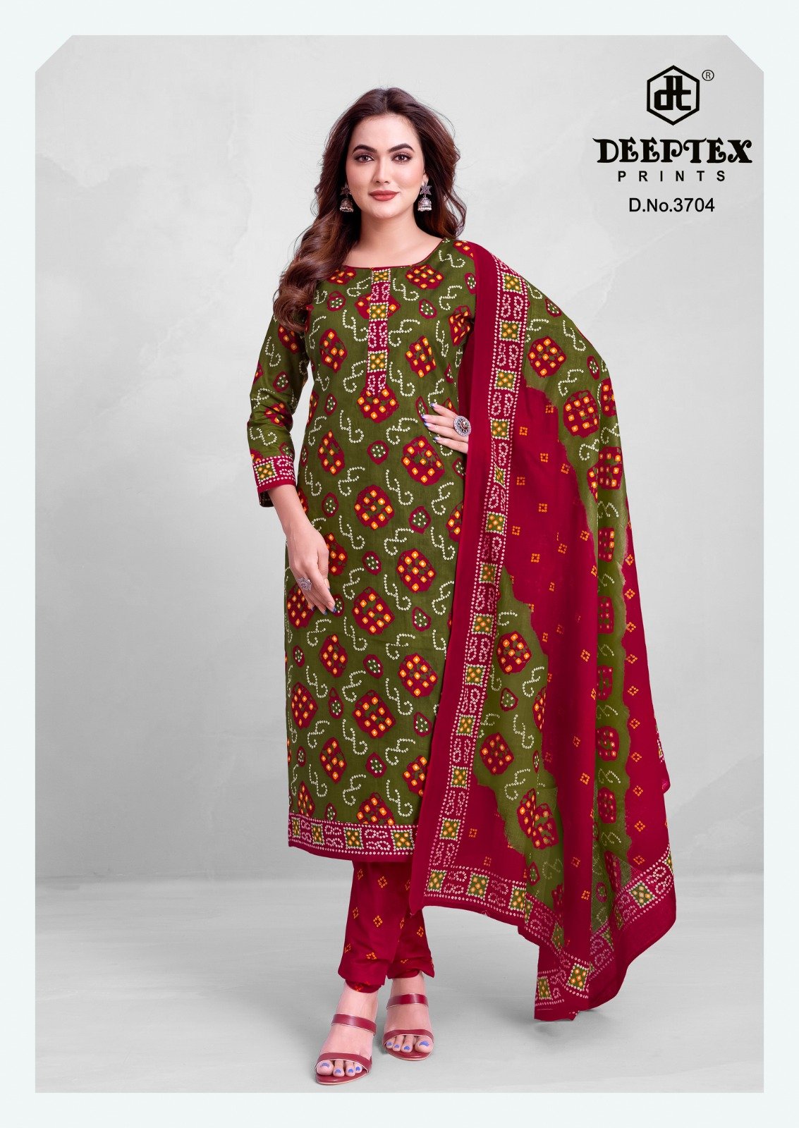 DEEPTEX CLASSIC CHUNARI VOL 37 (Cotton Dupatta) - Image 3