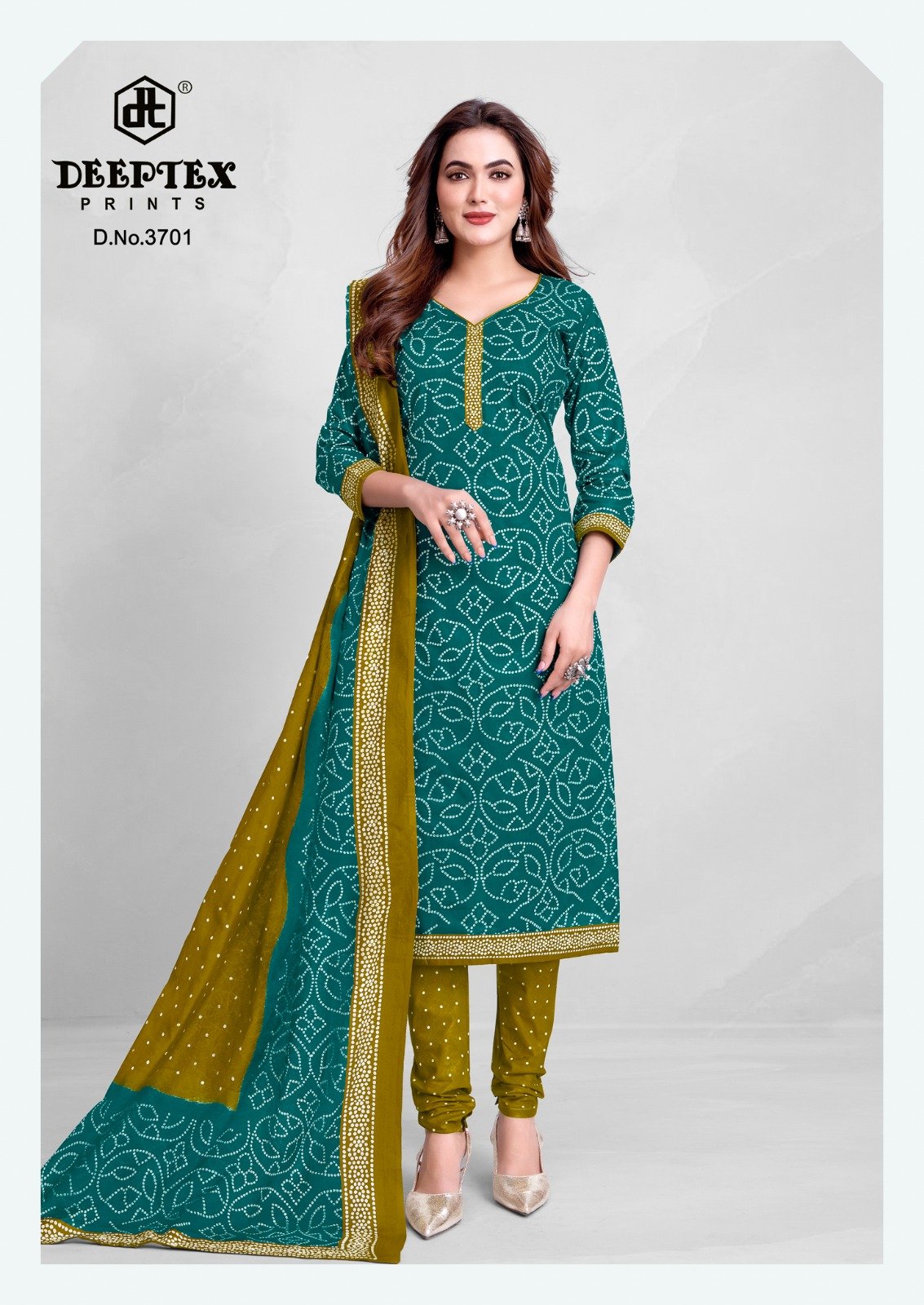DEEPTEX CLASSIC CHUNARI VOL 37 (Cotton Dupatta) - Image 4