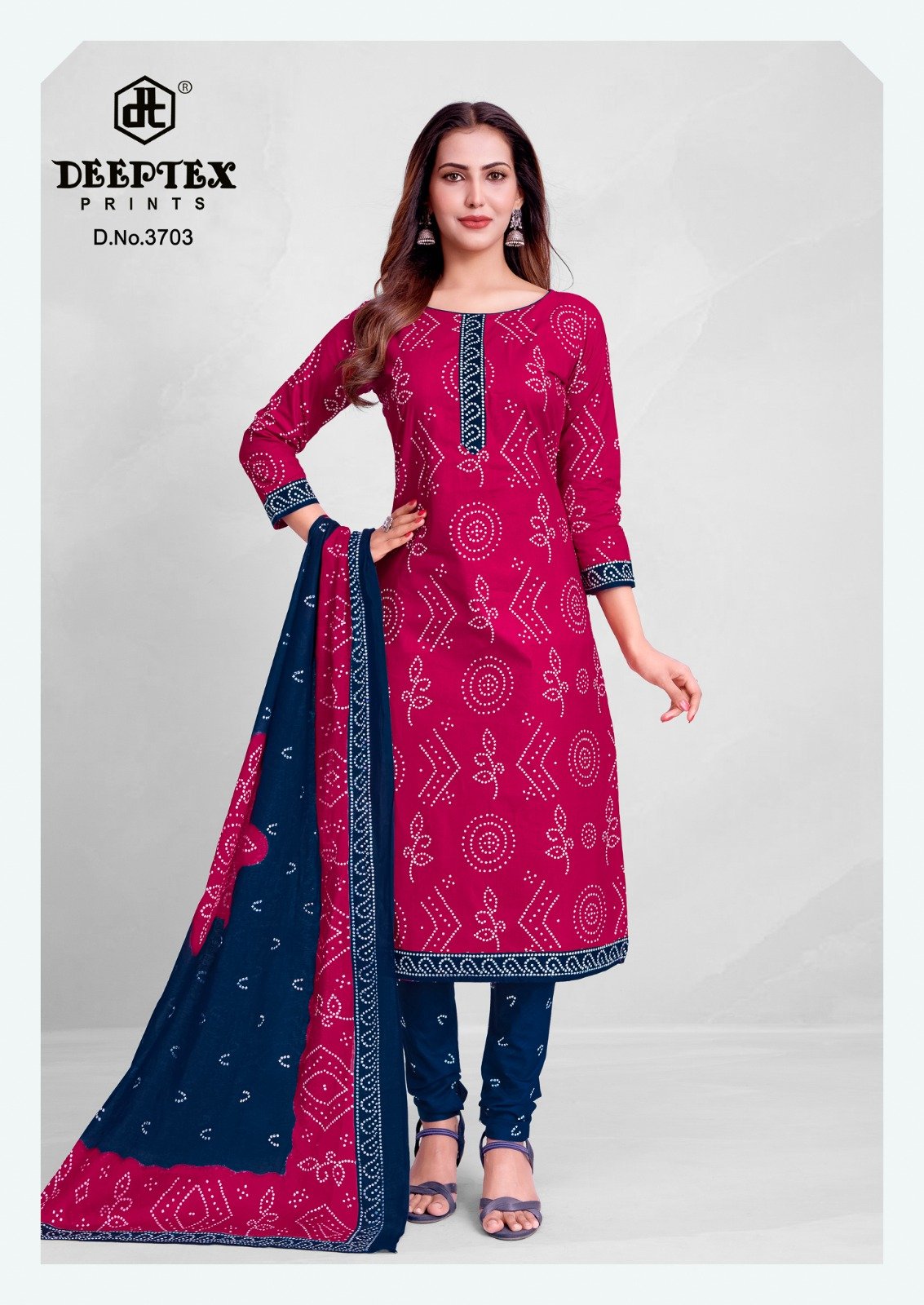DEEPTEX CLASSIC CHUNARI VOL 37 (Cotton Dupatta) - Image 5