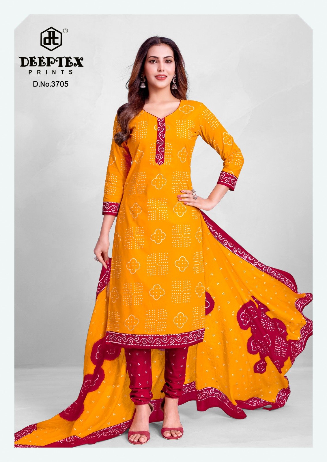 DEEPTEX CLASSIC CHUNARI VOL 37 (Cotton Dupatta) - Image 9
