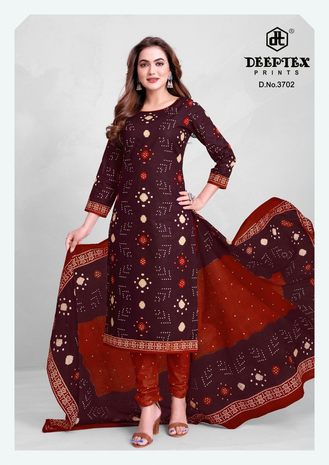 DEEPTEX CLASSIC CHUNARI VOL 37 (Cotton Dupatta) - Image 12