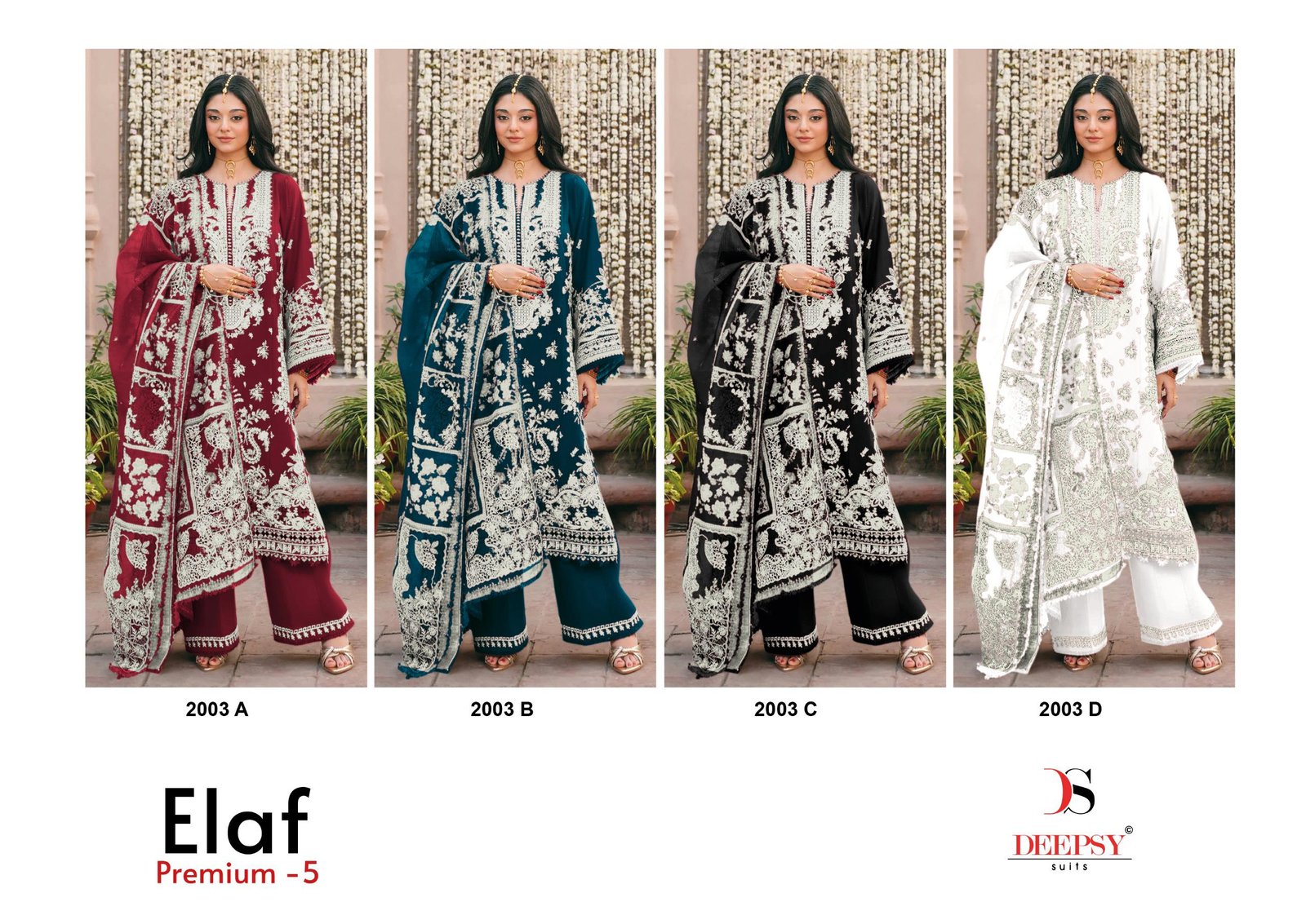 ELAF PREMIUM 3 LUXURY LAWN BY DEEPSY SUITS 2003