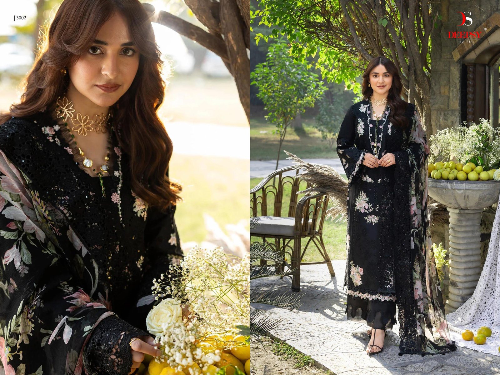 ELAF PREMIUM 7 LUXURY LAWN BY DEEPSY SUITS (Cotton Dupatta) - Image 12