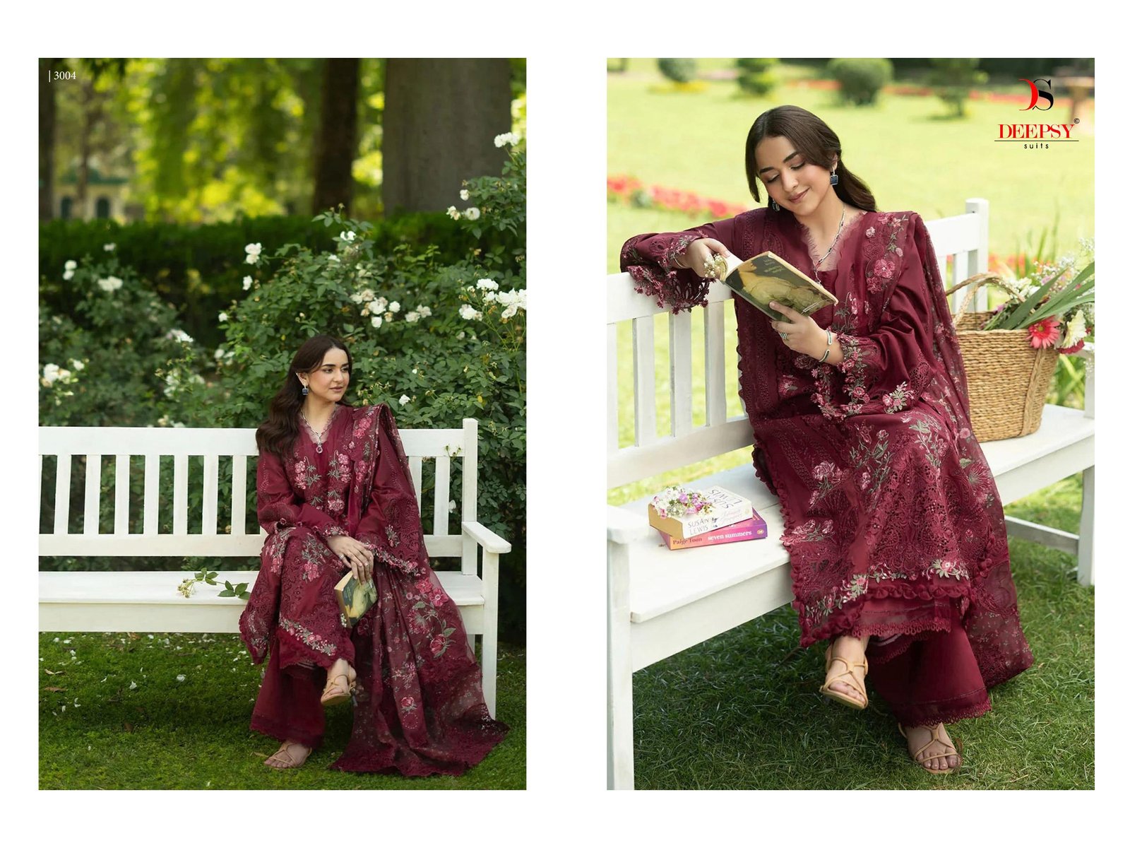 ELAF PREMIUM 7 LUXURY LAWN BY DEEPSY SUITS (Cotton Dupatta) - Image 3