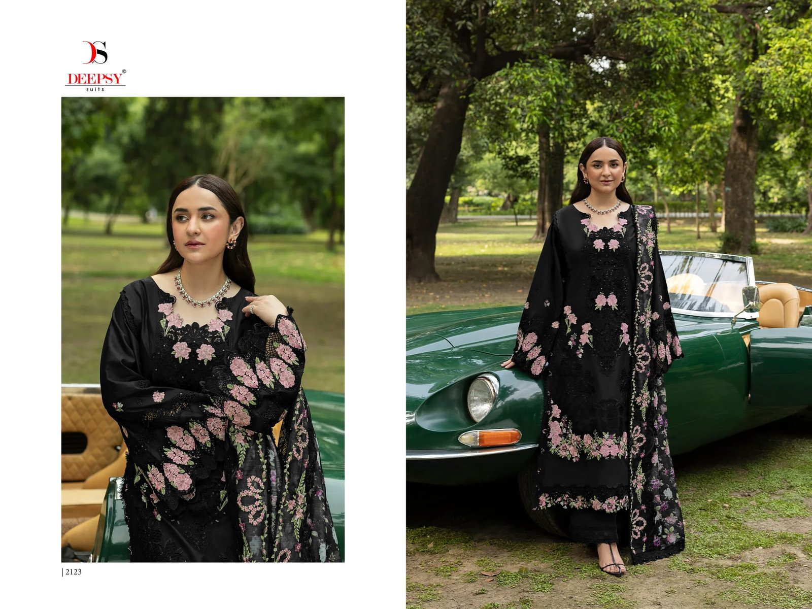 ELAF PREMIUM 8 LUXURY LAWN BY DEEPSY SUITS (Cotton Dupatta) - Image 9