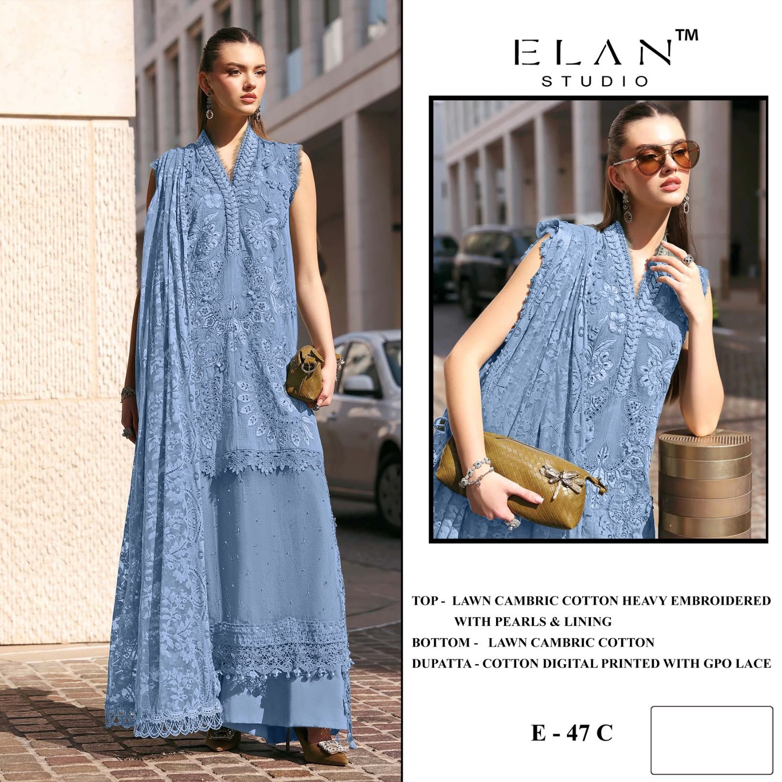 ELAN E 47 (cotton Dupatta) - Image 5
