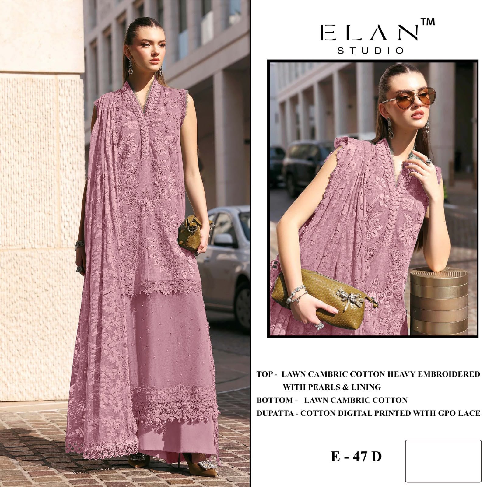 ELAN E 47 (cotton Dupatta) - Image 6