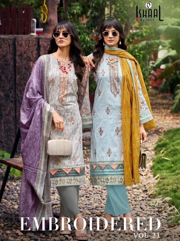 ISHAAL EMBROIDERED VOL 21