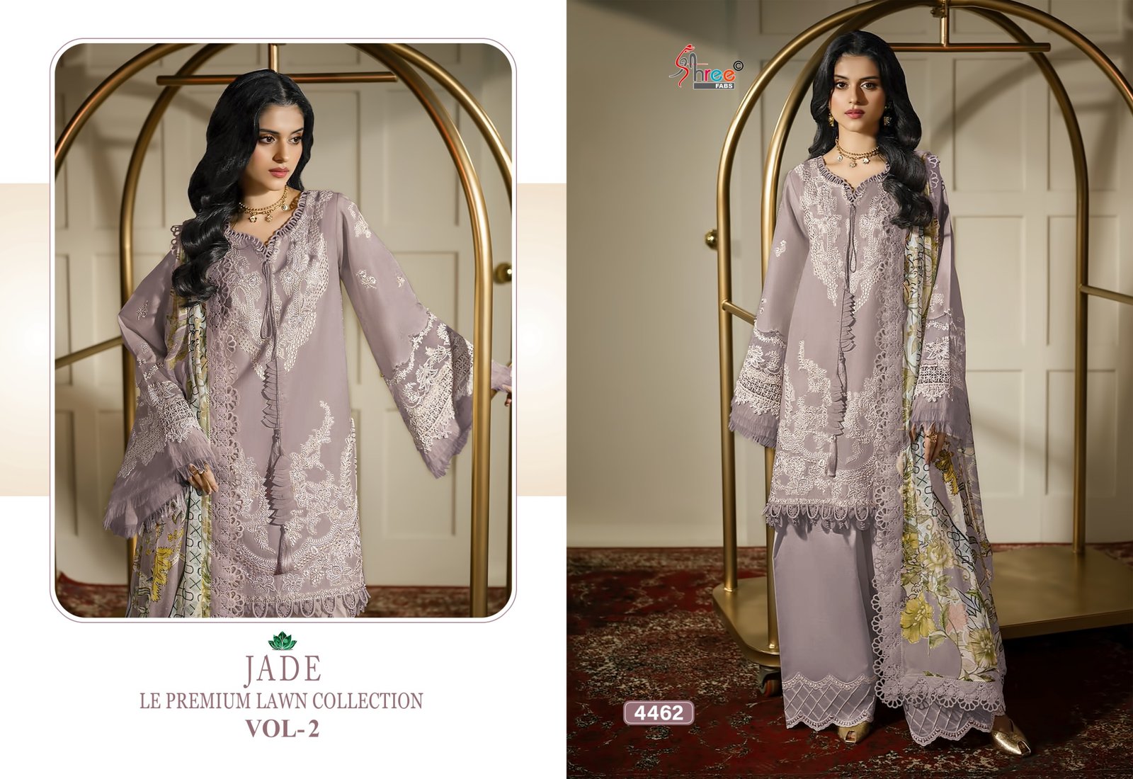 JADE LE PREMIUM LAWN COLLECTION VOL 2 SHREE (Cotton Dupatta) - Image 5