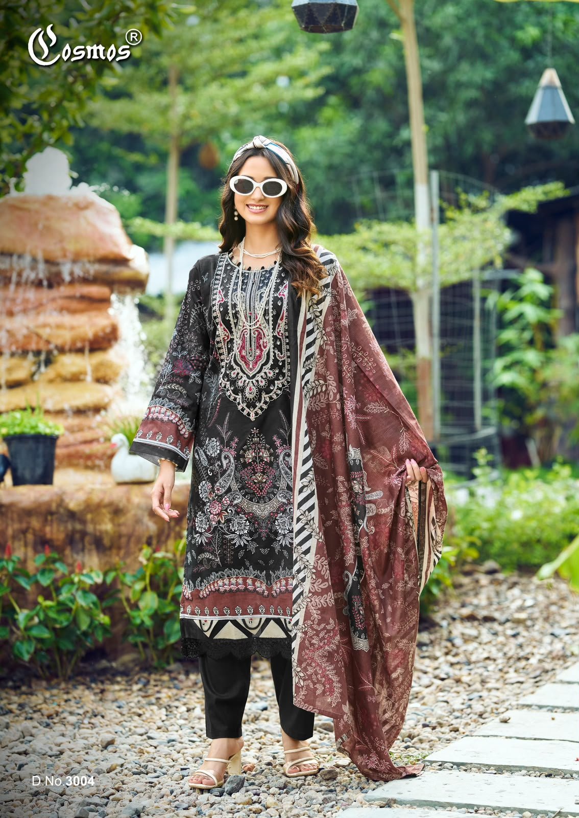 JAZMIN VOL 3 COSMOS (Cotton Dupatta) - Image 14